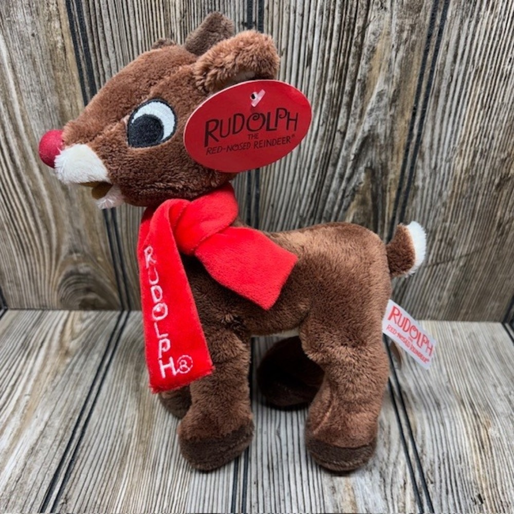 Dan Dee Rudolph The Red Nosed Reindeer Plush Toy Brown Christmas Holiday 2010